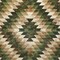 Flash Furniture Green 6' x 9' Diamond Patterned Area Rug OKR-RG1106-69-GN-GG - alternate 2